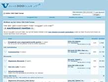 Tablet Screenshot of forum.volvo300club.nl